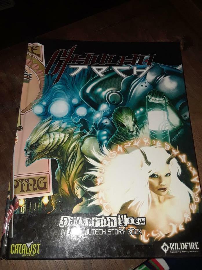 Cthulhu Tech Damnation View Story book Roleplaying game RPG,D&D,D20,Pathfinder
