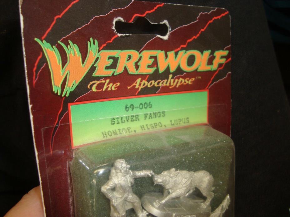 Werewolf The Apocalypse Minitatures 69-006 Silver Fangs Homide Hispo Lupus