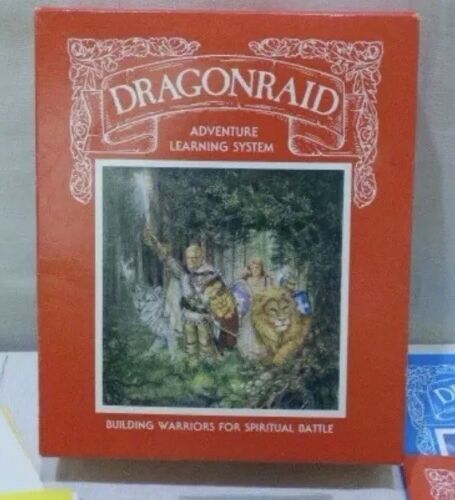 Vintage 1984 DRAGONRAID Christian RPG Role Play Fantasy Board Game