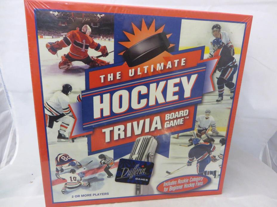 Ultimate Hockey Trivia boardgame in shrink  new