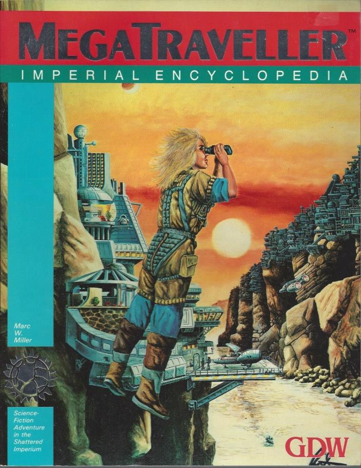 Mega Traveller RPG Imperial Encyclopedia SC USED  OOP  GDW 1987