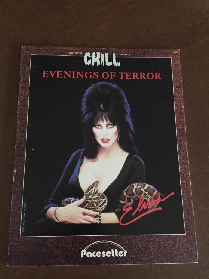 Elvira Evenings of Terror RPG Chill #2015 Free Shipping