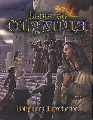 HEIRS to OLYMPIA - RPG Fantasy Middle-Ages Adventure Introductory Book SC 18 pg