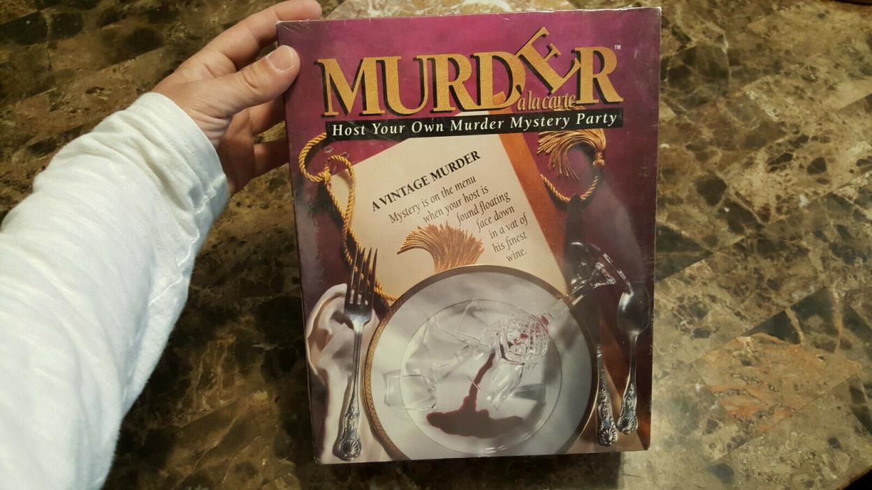 Murder A la carte, a Vintage Murder game 1993 NEW!