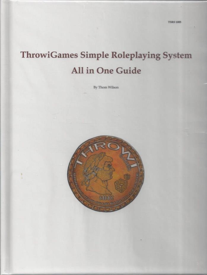 Simple Roleplay System RPG Core Rulebook HC NEW Sealed #'d TSRS1005  Throwigames