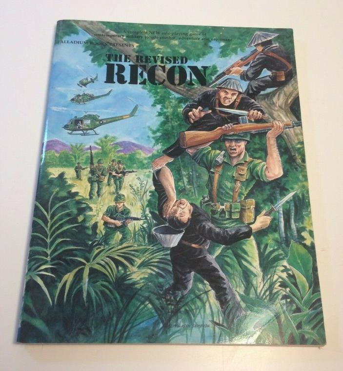 Vietnam Role-Playing Game REVISED RECON Jungle Military Combat Palladium 1986