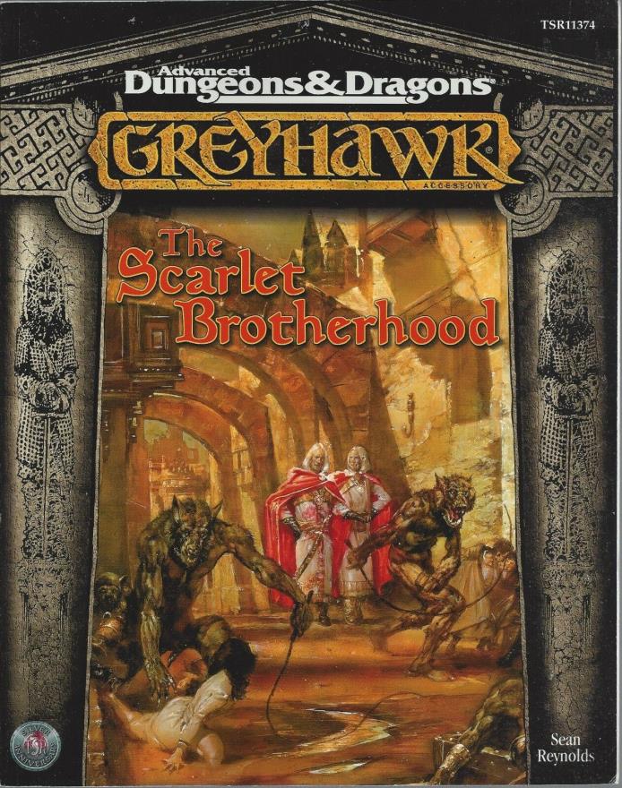 Advanced Dungeons & Dragons RPG The Scarlet Brotherhood SC 2.0  TSR  DnD NEW