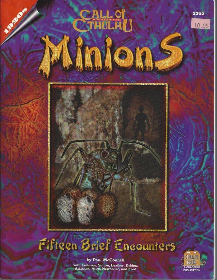 Call of Cthulhu  Minions SC NEW  OOP  Chaosium  COC  CHA2365