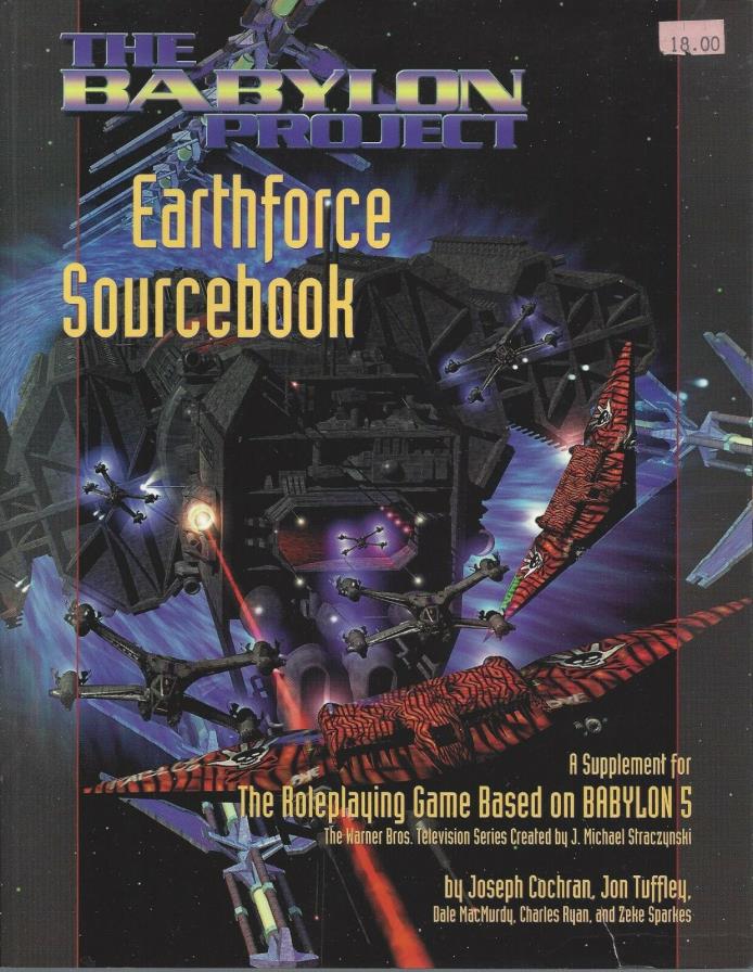 Babylon 5 Babylon Project RPG Earthforce SC NEW w/ wear OOP  Chameleon Eclectic