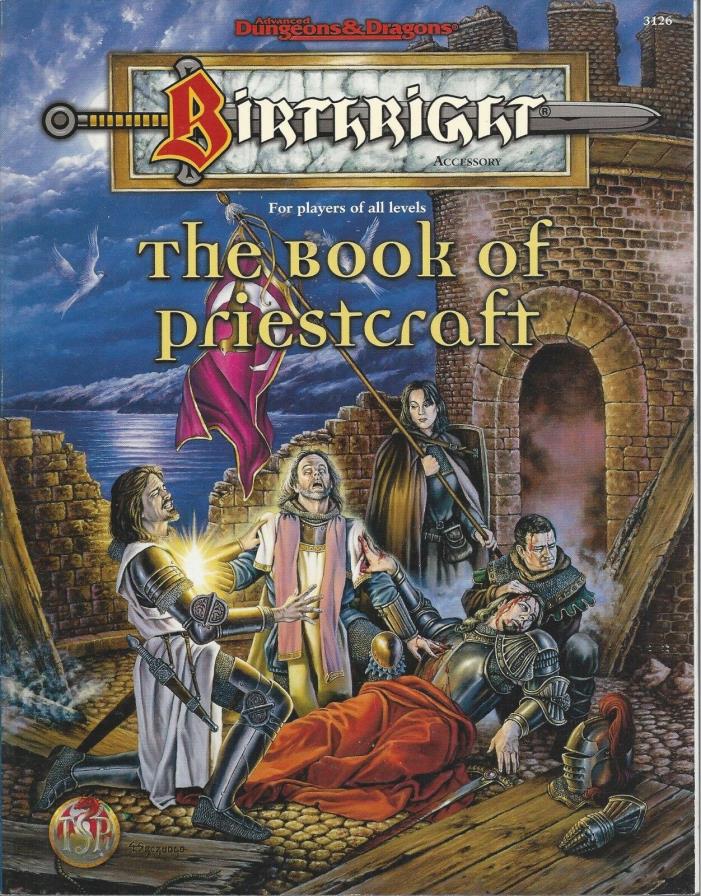 Advanced Dungeons & Dragons RPG Book of Priestcraft SC 2.0 TSR DnD Excellent