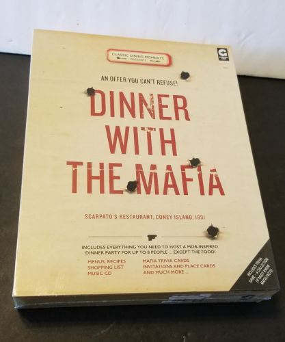SEALED BRAND NEW Dinner With the Mafia Scarpato's Restaurant, Coney Island,1931