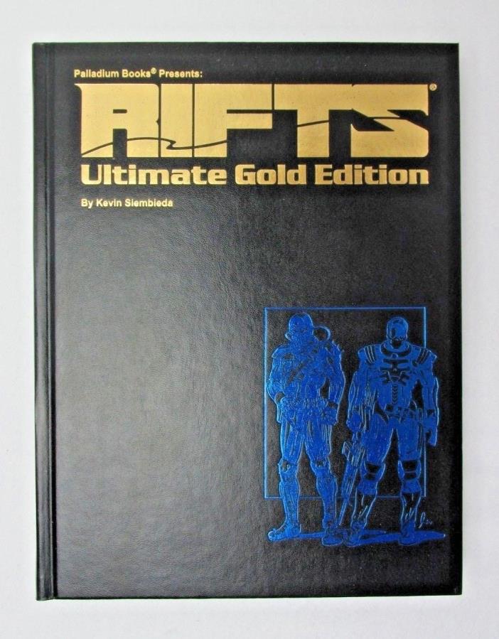 RIFTS Ultimate Gold Edition RPG HC Palladium Books  SIGNED  #210/1500