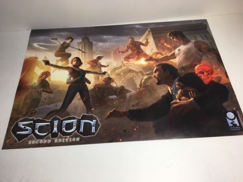 Scion Second Edition RPG Poster From Gen on 2017 x3