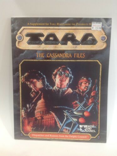 Preowned TORG the Cassandra Files Supplement For The Possibility Wars Mint++
