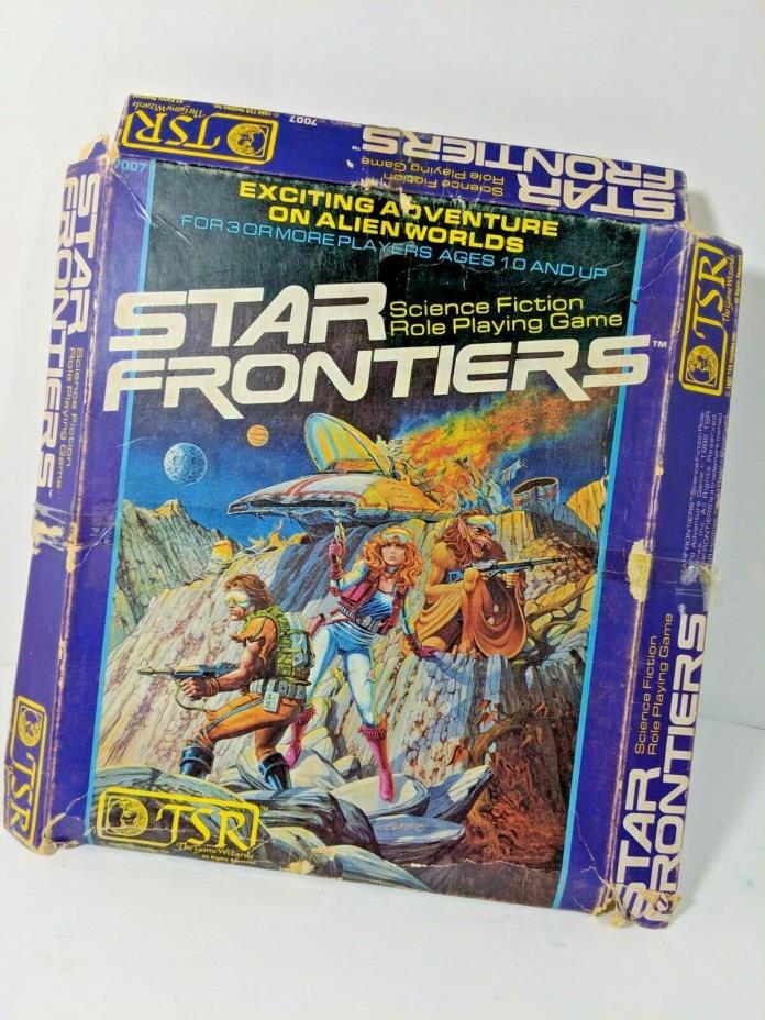 Star Frontiers RPG Box Set - TSR - Incomplete