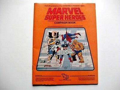 1984 Marvel Super Heroes Campaign Book - Role Playing Game Guide