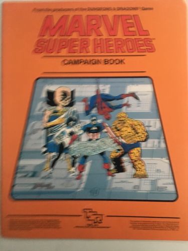 1984 Marvel Super Heroes Campaign Book - Role Playing Game Guide