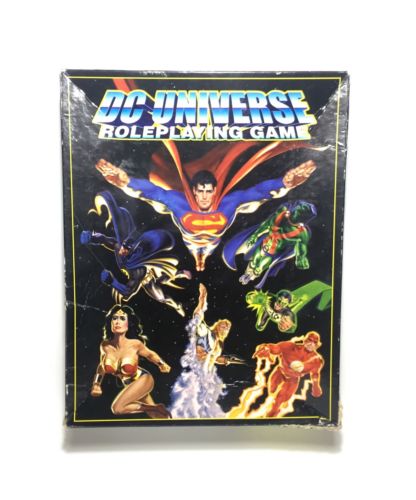 Vintage DC Universe Roleplaying Game Boxed Set West End Games 1999 D&D