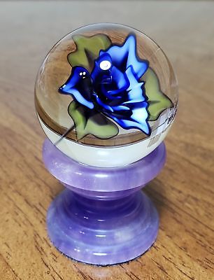 1.57 Flower Marble - Justin Bodovsky Glass Art