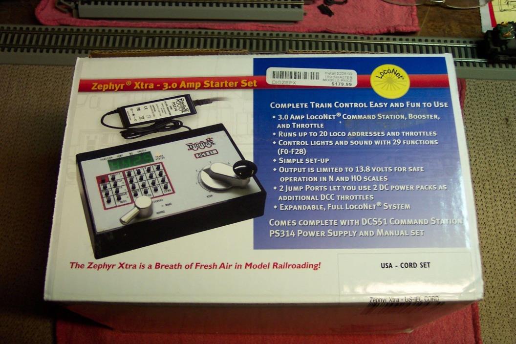 Digitrax DCS51 Zephyr Starter Set for Digital Command Control All-in-One