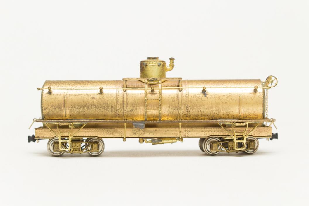 HON3 BRASS SINGLE DOME TANK CAR PSC PRECISION SCALE CONOCO HEAVY UNDERFRAME