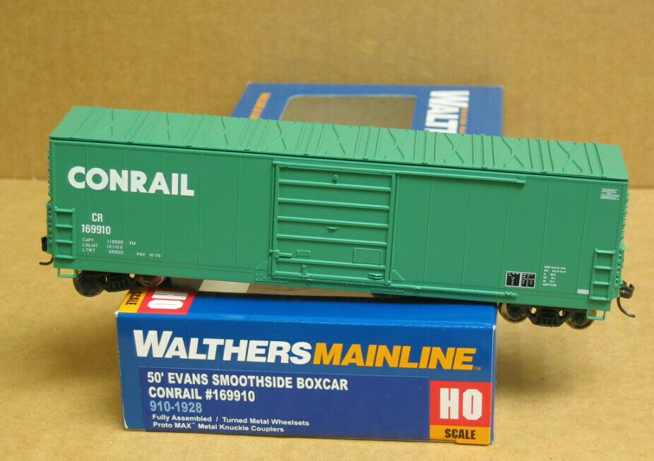 Walthers 910-1927 HO Conrail 50' Evans Smoothside Boxcar #160055