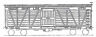 OREGON SHORT LINE STOCK CAR HO Model Railroad Unpaintd Craftsman Wood Kit TC2870