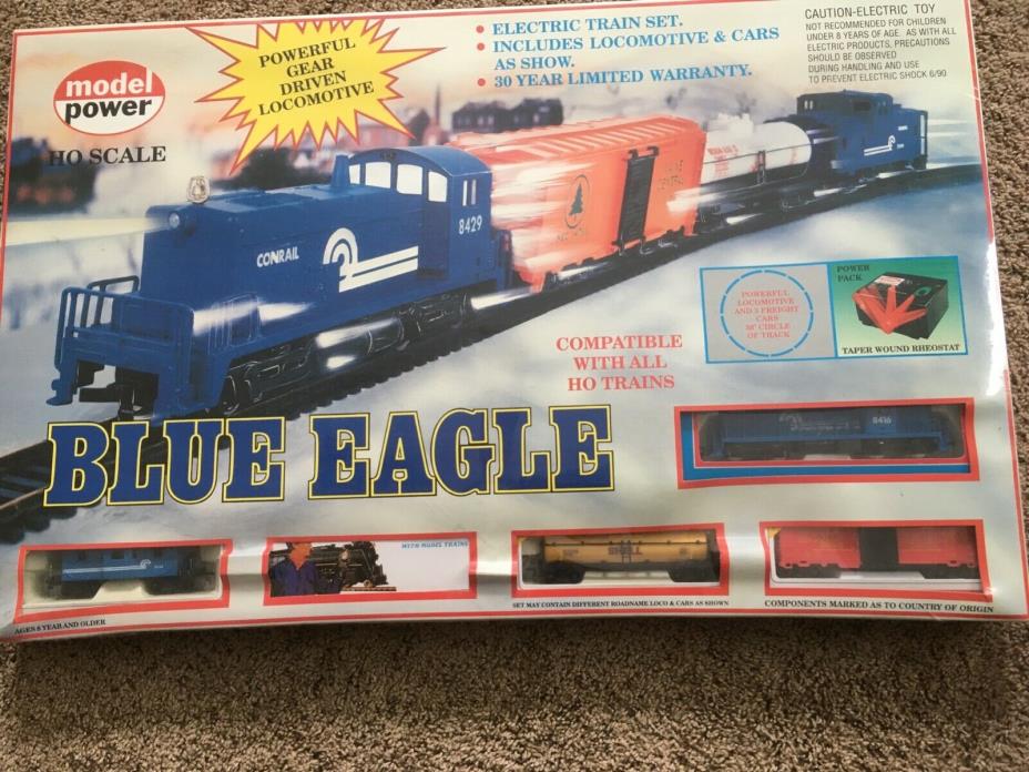 Model Power Ho Scale Blue Eagle train set #1049