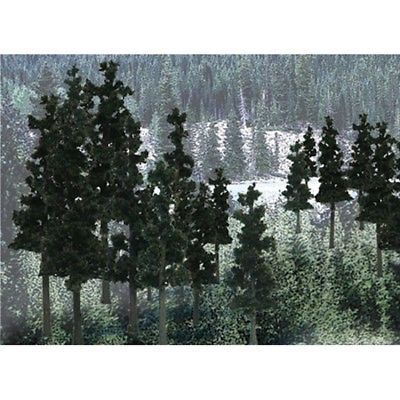 Woodland Scenics TR1580 Value Trees, Conifer Color 2.25