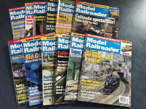 1999 Model Railroader Magazine. Full year
