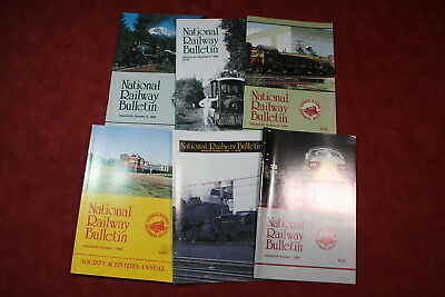 1999 National Railway Bulletin Magazine, Vol 53 Lot of 6 (Railroad)