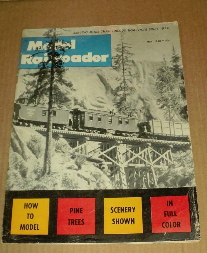 Model Railroader Train Magazine .. Vintage 