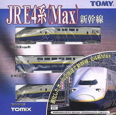 Series E4 Joetsu Shinkansen MAX Bullet Train, 3 Cars Set, Tomix 92765, N-scale