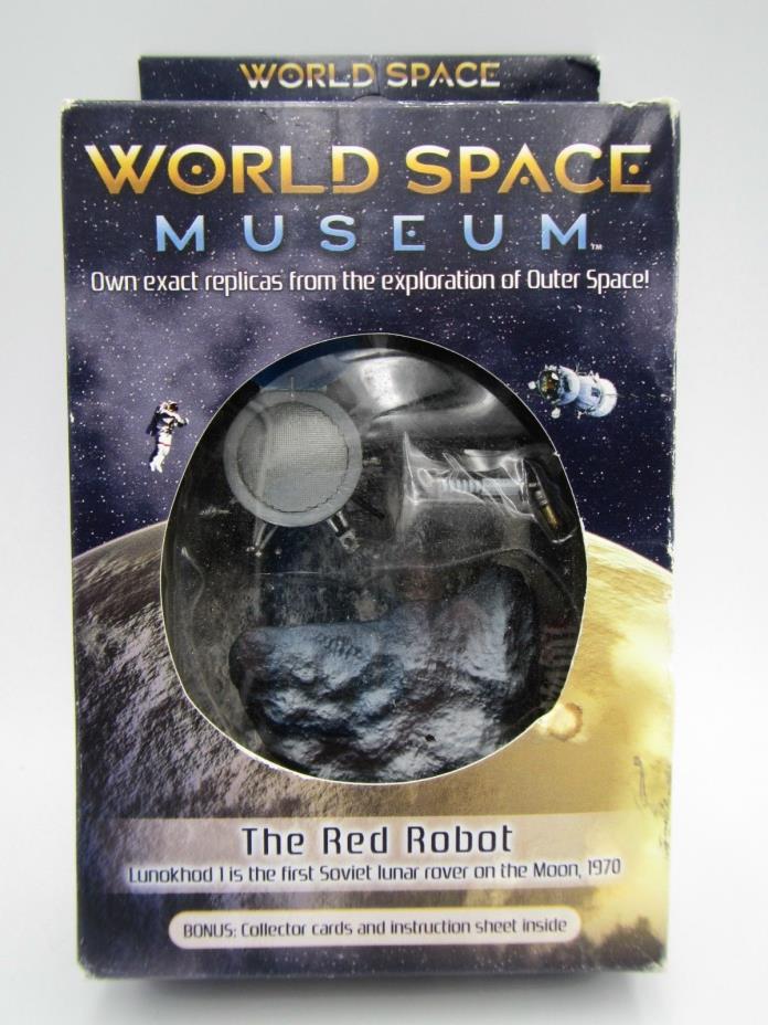World Space Museum Red Robot Soviet Space Probe Lunokhod Kaiyodo Model