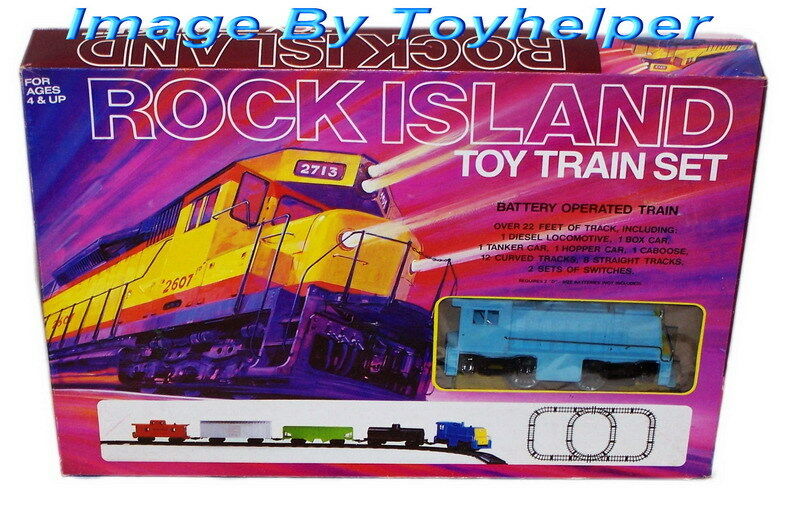 Rock Island Toy Train Set Battery Operated Train MOD 51010