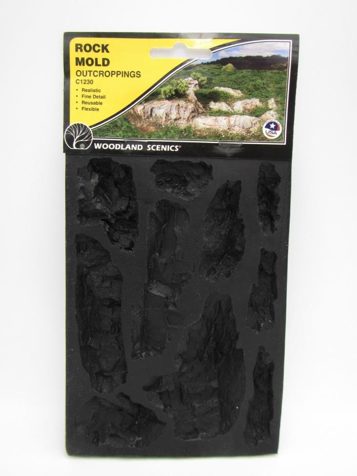 Woodland Scenics C1230 Rubber Rock Mold 