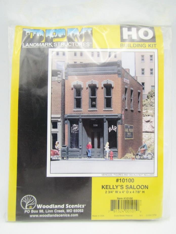 Woodland Scenics Kelly's Saloon #10100 HO Scale Model Building Kit