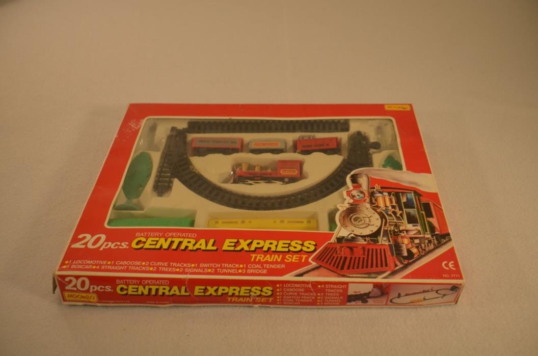 Moonbo 20 Piece Central Express Train Set Battery Operated