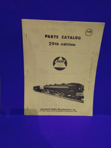 1968 AHM Toy Trains parts Catalog 29th Edition VGUC