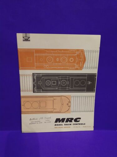 1950s MRC Model Train Controls 2-Page Catalog