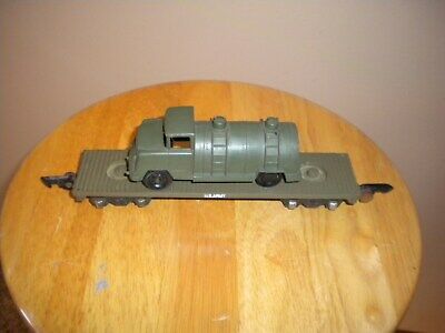 American Flyer Army Flat Car with Load