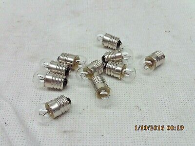 AMERICAN FLYER  PA8999 REPLACEMENT 1449 LIGHT BULBS  US SPECS. FIT IN BOILER FRT