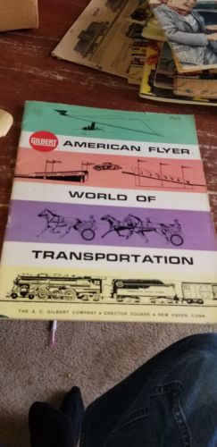 ANTIQUE 1961 AMERICAN FLYER WORLD OF TRANSPORTATION CATALOG GILBERT COMPLETE