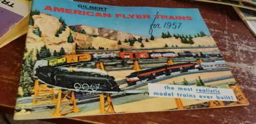 ANTIQUE 1957 AMERICAN FLYER TRAIN CATALOG AUTHENTIC GILBERT COMPLETE