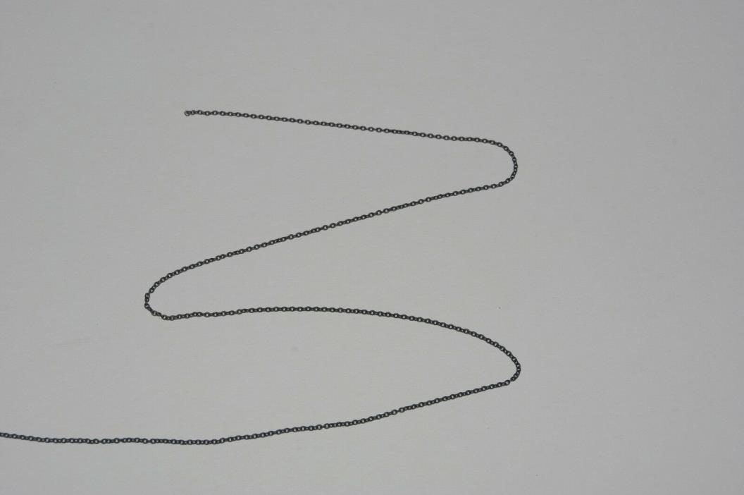 S scale blackened brass chain 30 links per inch