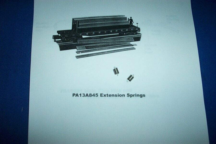 American Flyer Parts - PA13A845 Extension Spring for Moe & Joe - 2 pcs