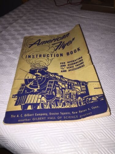 American Flyer Train Manual 1952