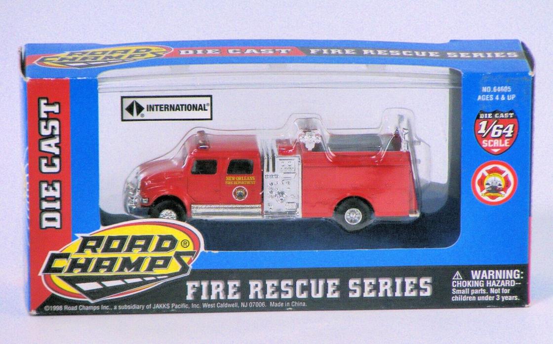 Road Champs 1:64 Scale International Fire Engine - New Orleans Fire Department