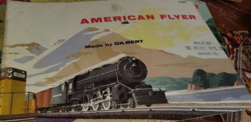 ANTIQUE 1956 AMERICAN FLYER TRAIN CATALOG AUTHENTIC GILBERT COMPLETE