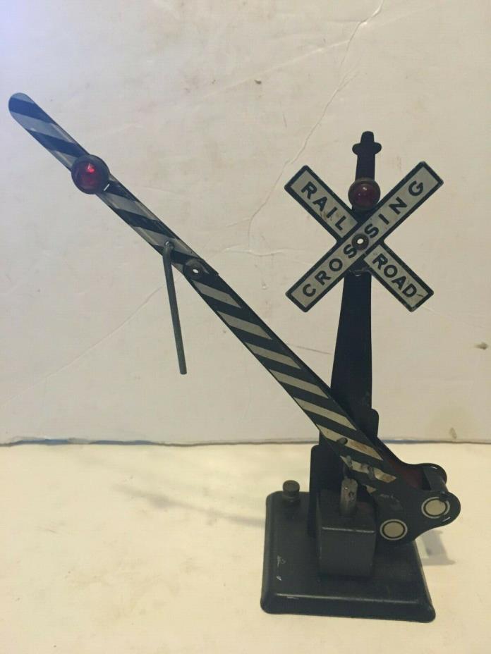 Vintage Marx Electric RR Railroad Crossing Gate Untested 7